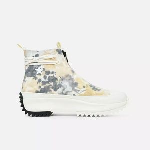 Converse Run Hike Hi Washed Florals New